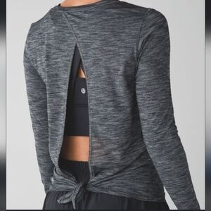 Lululemon Beat The Heat Long Sleeve Heathered Blazer grey size 8